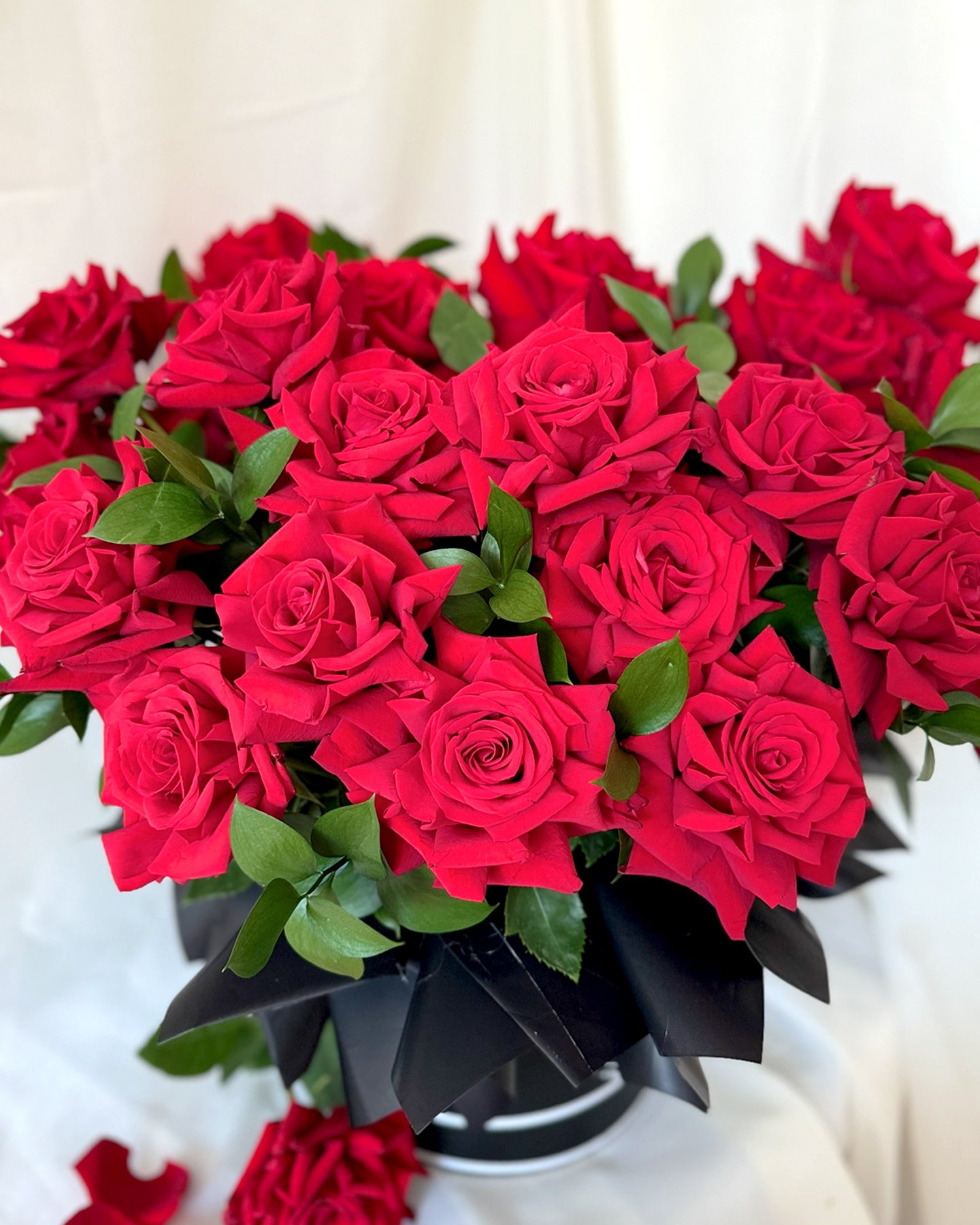 French Style Red Roses Box