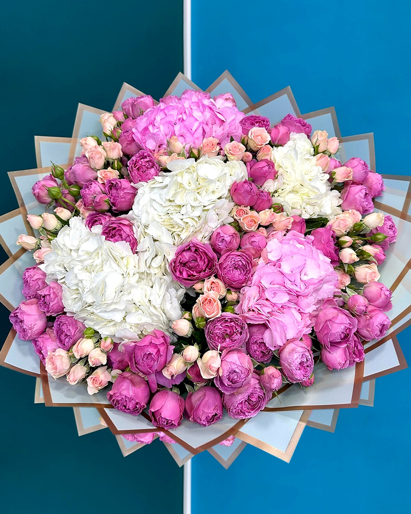White and Pink Mix Bouquet
